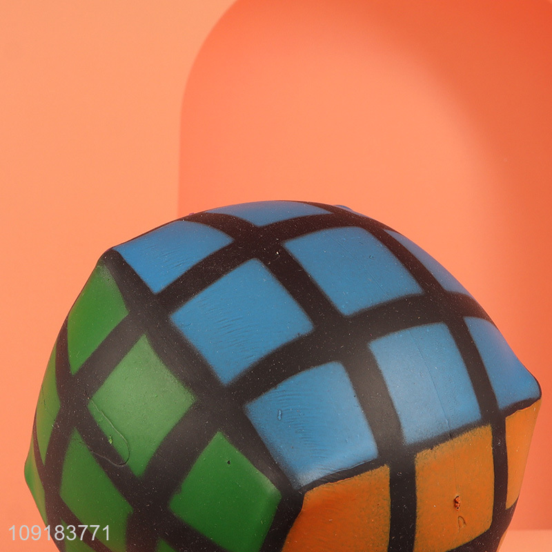 New Product Rubik's Cube Dhaped Squishy Toy Stress Relief Fidget Toy