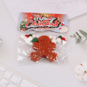 Good Quality Gingerbread Man Squishy Toy Stress Relief Toy for Kids