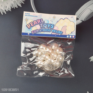 Factory Price <em>Cat</em> Paw Squeeze Fidget <em>Toy</em> Pearl <em>Toy</em> for Stress Relief