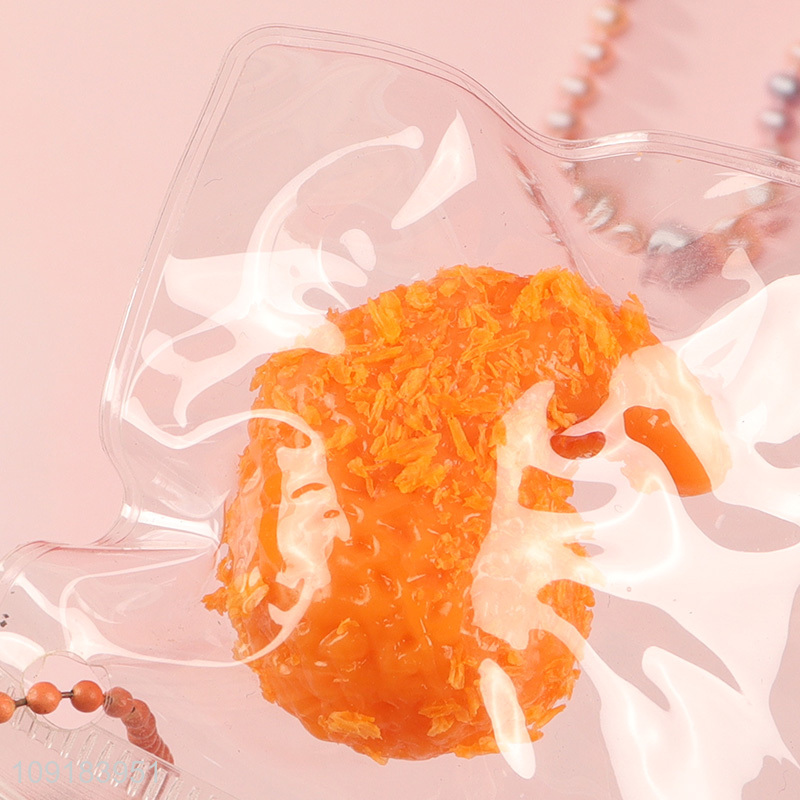 China Imports Fried Food Squeeze Squishy Toy Fake Food Squeeze Toy