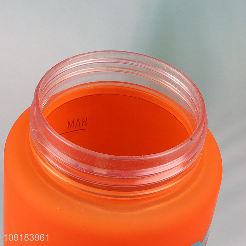 Good Quality Large Capacity Motivational Plastic Water Bottle with Time Marker