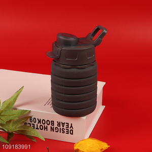 New Product Collapsible Water Bottle Portable Reusbale Silicone Water Bottle