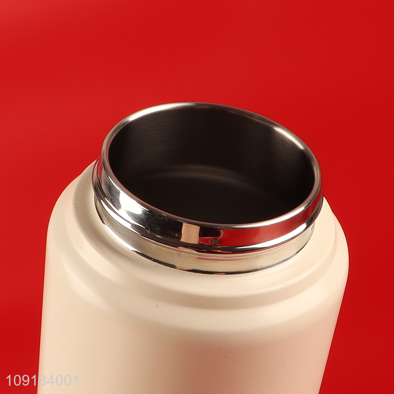 High Quality Stainless Steel Insulated Water Bottle with Straw & Carry Handle