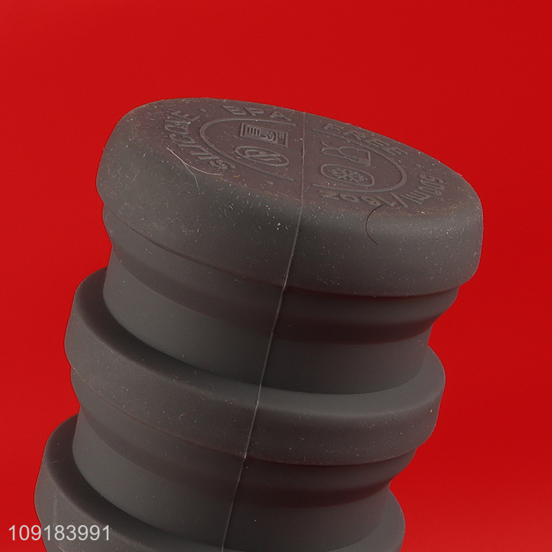 New Product Collapsible Water Bottle Portable Reusbale Silicone Water Bottle