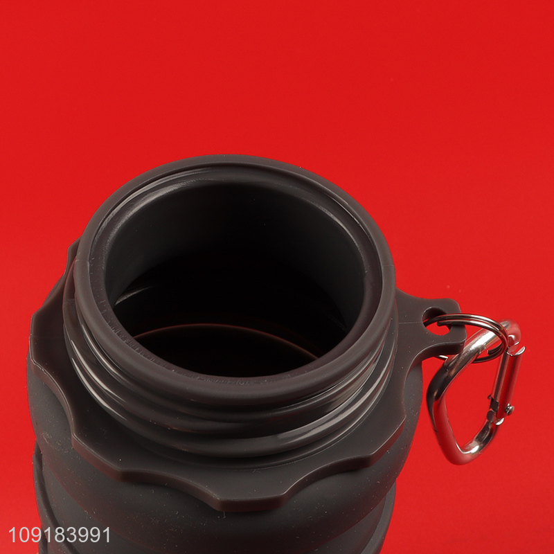 New Product Collapsible Water Bottle Portable Reusbale Silicone Water Bottle