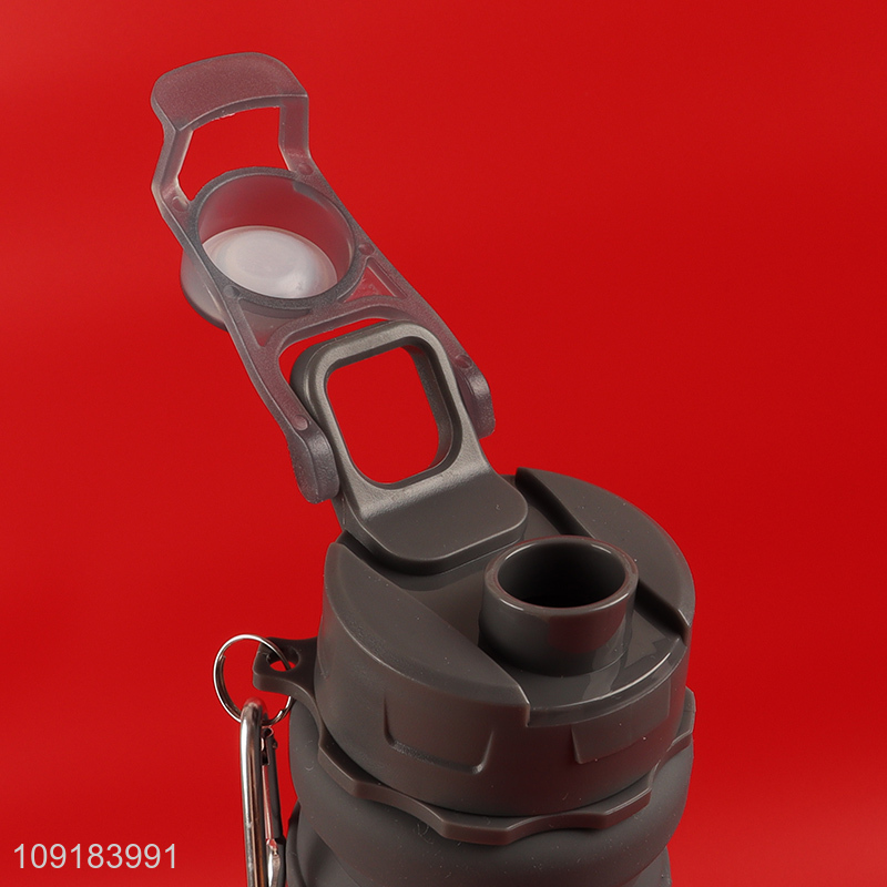 New Product Collapsible Water Bottle Portable Reusbale Silicone Water Bottle