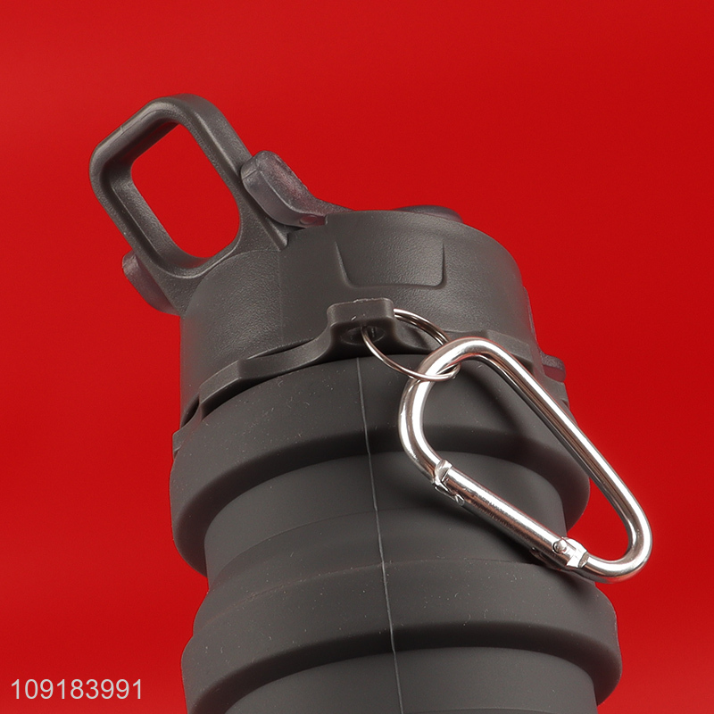 New Product Collapsible Water Bottle Portable Reusbale Silicone Water Bottle