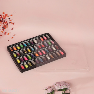 Online Wholesale 48 Colors Nail Art Glitter Sequins Flakes for Nail Art