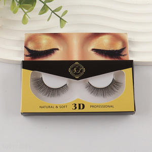China products professional natural soft 3d false eyelash for sale