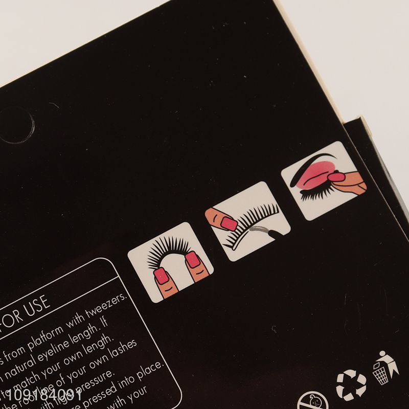 China products professional natural soft 3d false eyelash for sale