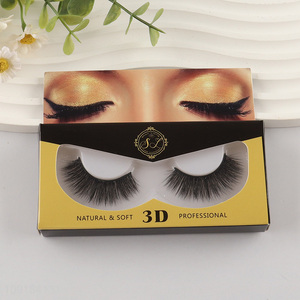 Good selling natural soft 3d false eyelash for women