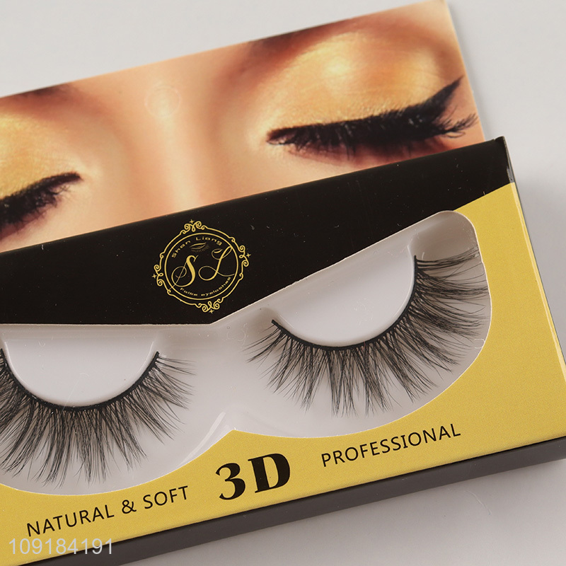 New arrival natural soft 3d false eyelash for women