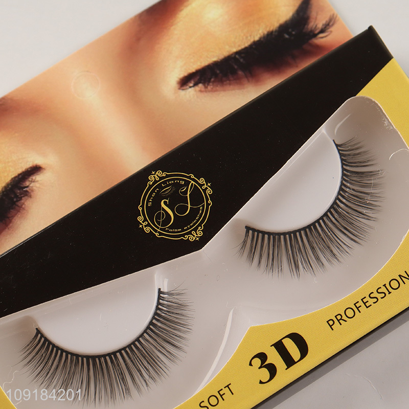 New product natural soft women makeup 3d false eyelash for sale