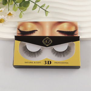 New product natural soft women makeup 3d false eyelash for sale