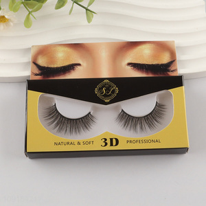 New style natural women 3d false eyelash fake eyelash