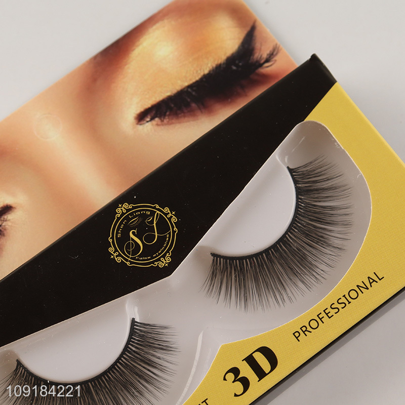 Hot products professional women 3d false eyelash fake eyelash