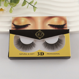Hot products professional women 3d false eyelash fake eyelash