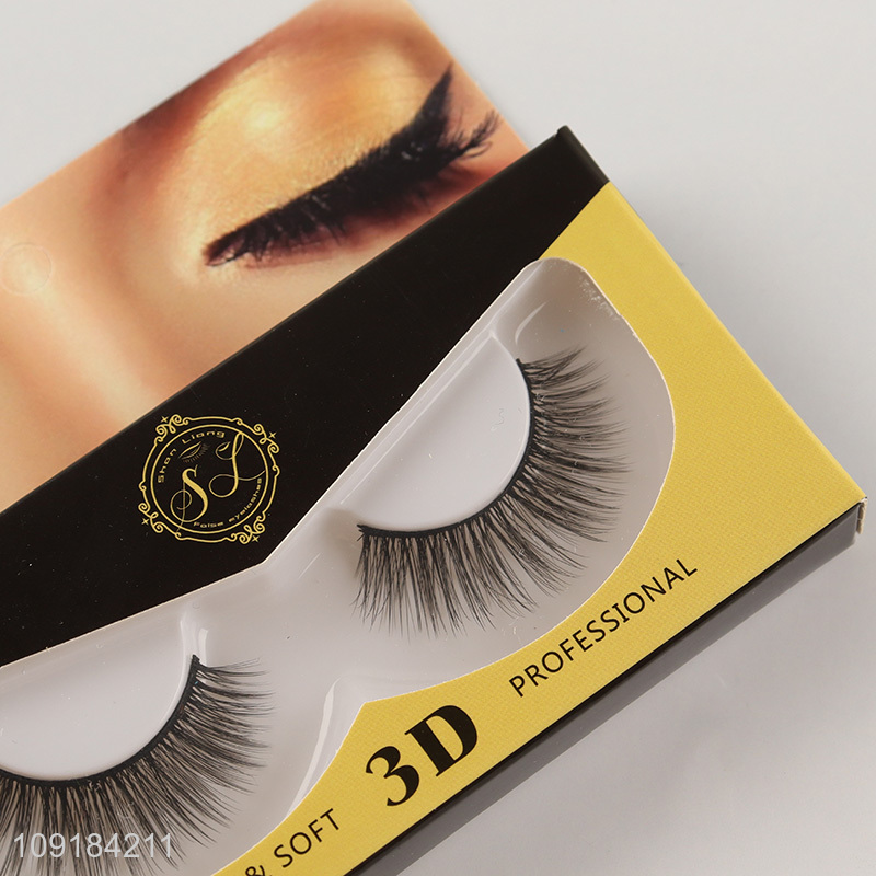 New style natural women 3d false eyelash fake eyelash
