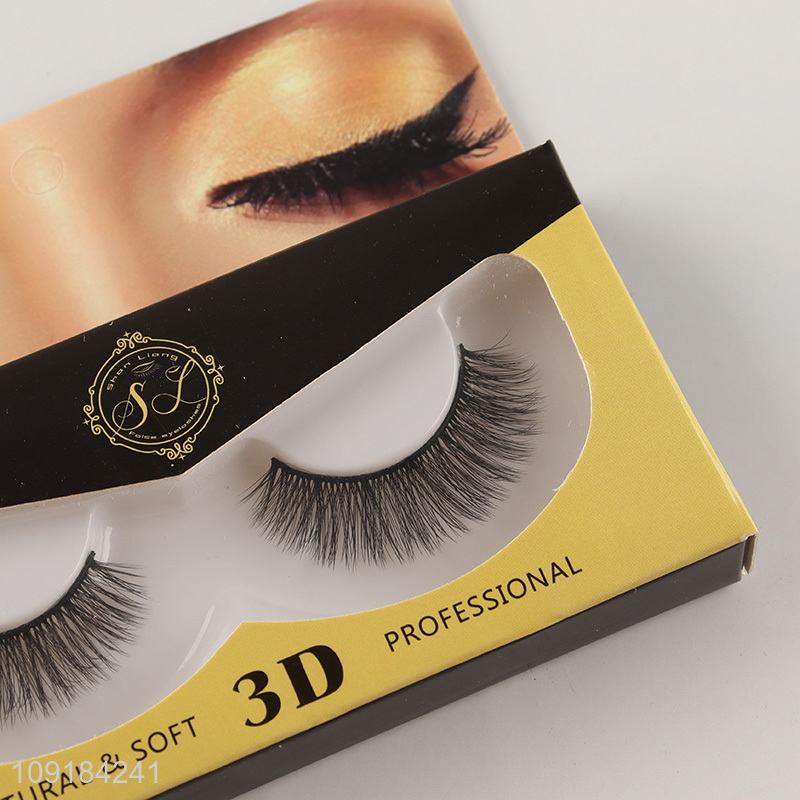Popular products fashion women 3d false eyelash fake eyelash