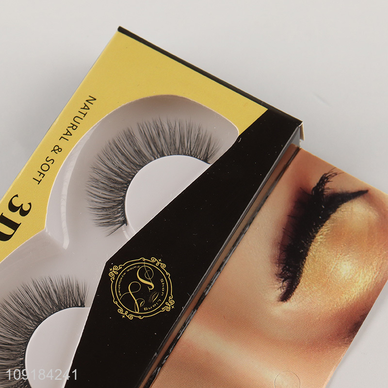Popular products fashion women 3d false eyelash fake eyelash