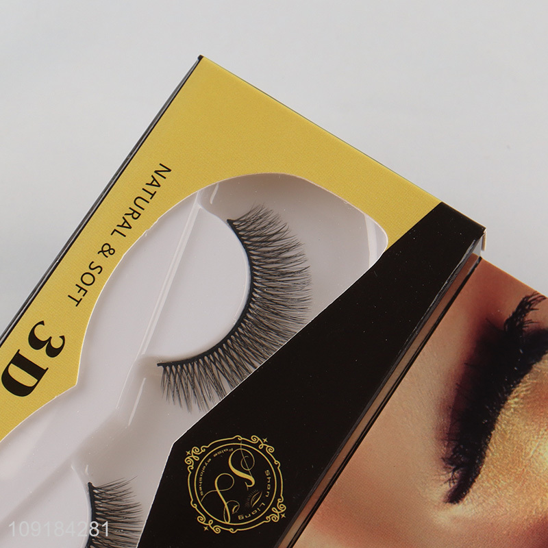Hot items professional women 3d false eyelash fake eyelash for sale
