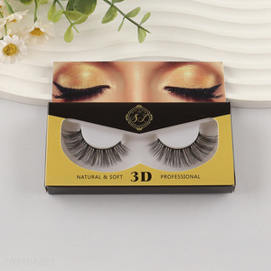 China products natural soft 3d false eyelash fake eyelash for sale