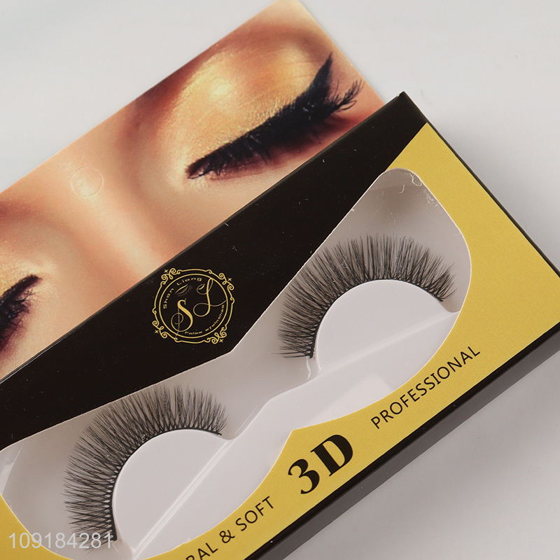 Hot items professional women 3d false eyelash fake eyelash for sale