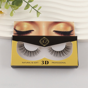 China products natural soft 3d false eyelash fake eyelash for women