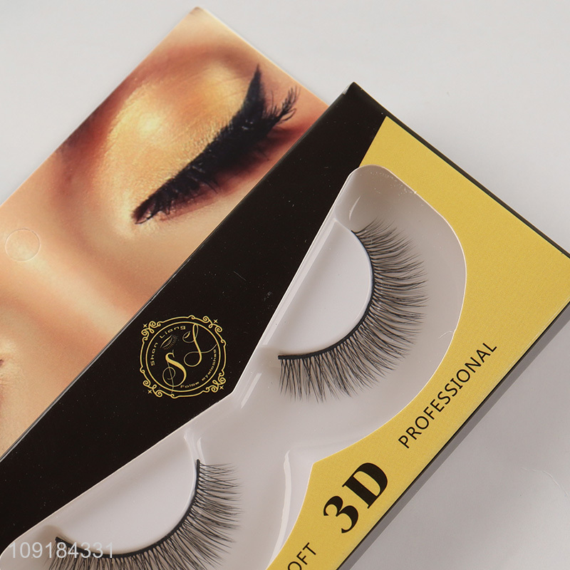 Top sale professional 3d false eyelash fake eyelash wholesale