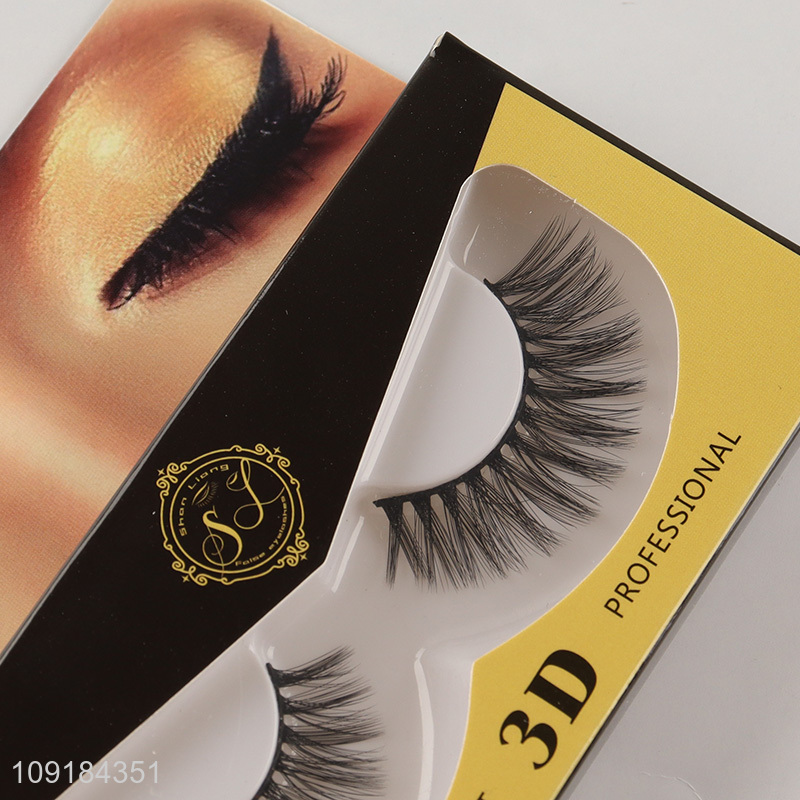 Online wholesale women fashion 3d false eyelash fake eyelash