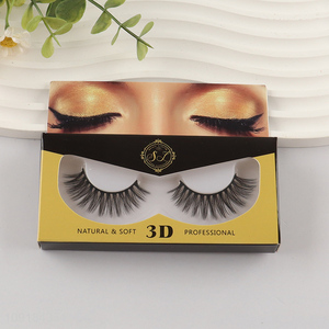 Online wholesale women fashion 3d false eyelash fake eyelash