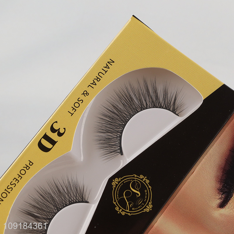 Factory supply 3d false eyelash fake eyelash for sale