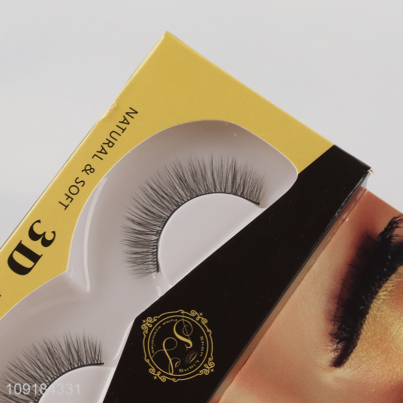 Top sale professional 3d false eyelash fake eyelash wholesale
