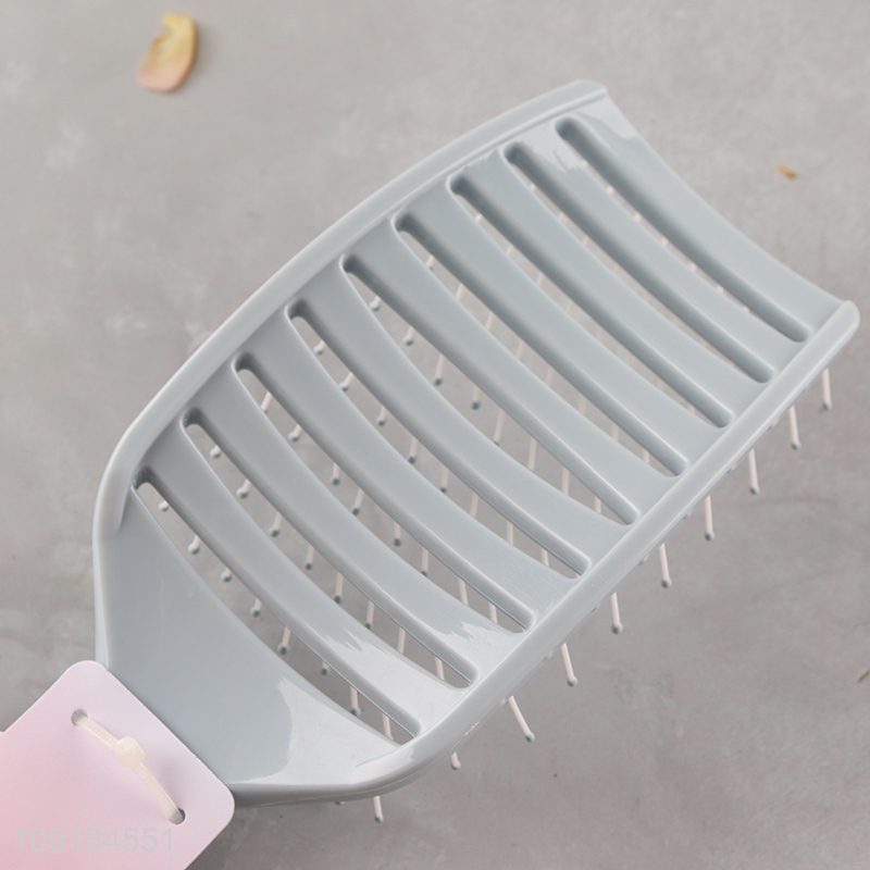 Best quality wide teeth hollow hair comb hair brush for sale