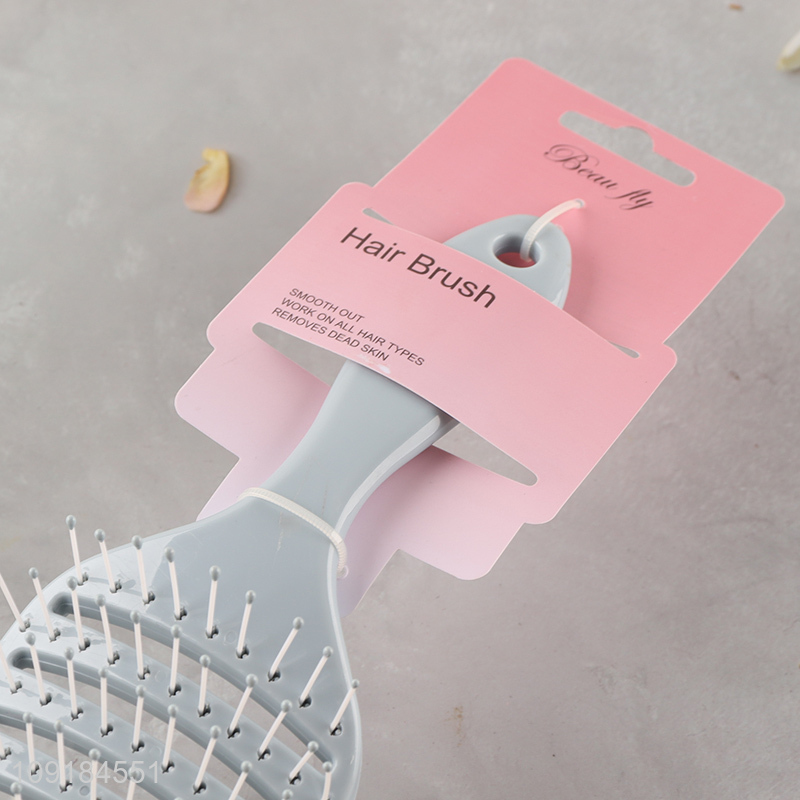 Best quality wide teeth hollow hair comb hair brush for sale