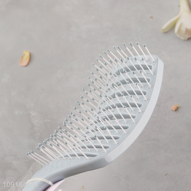 Best quality wide teeth hollow hair comb hair brush for sale