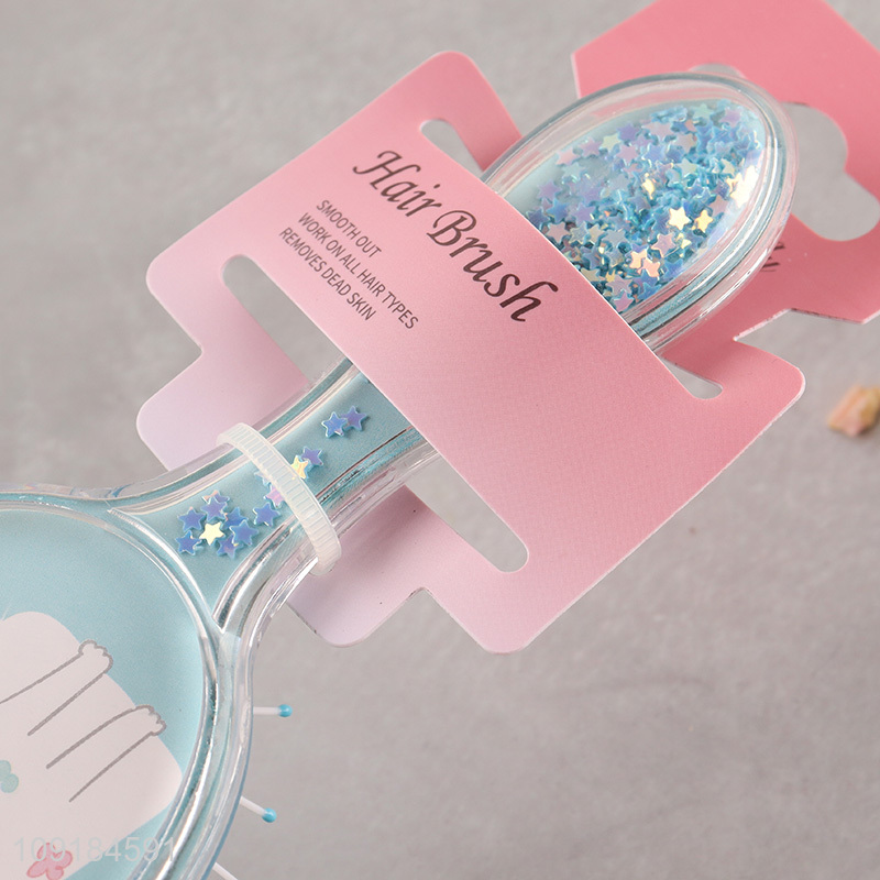 Latest products portable cartoon massage hair comb hair brush