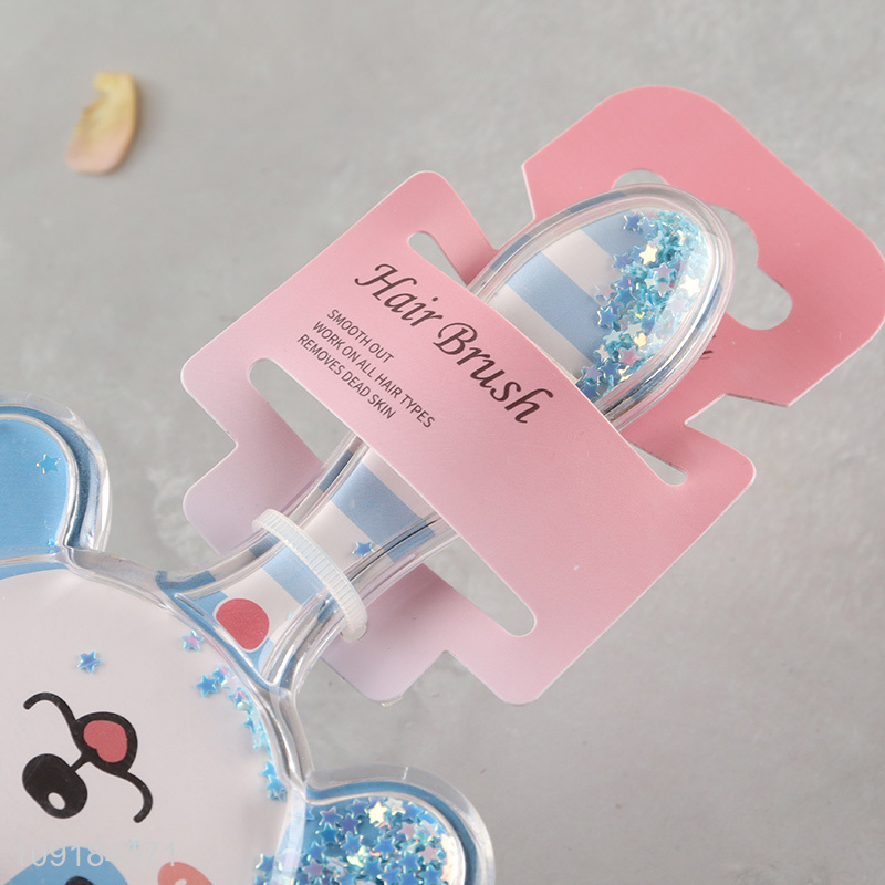 Yiwu market cartoon air cushion massage hair comb hair brush