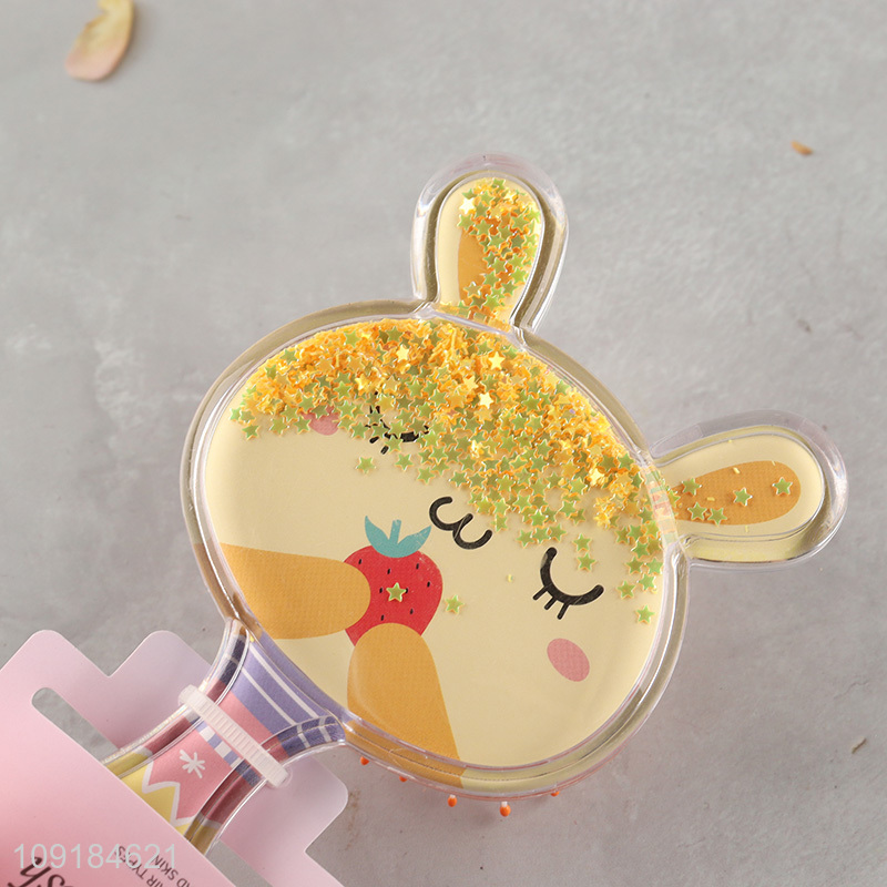China products rabbit shape massage hair comb hair brush