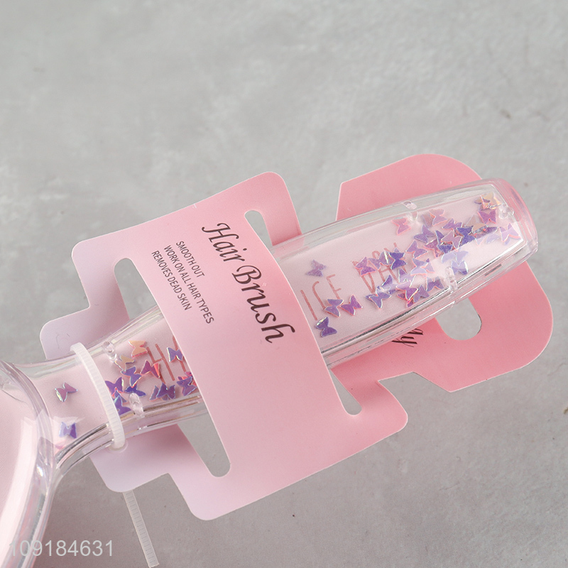 New arrival heart shape massage hair comb hair brush for sale