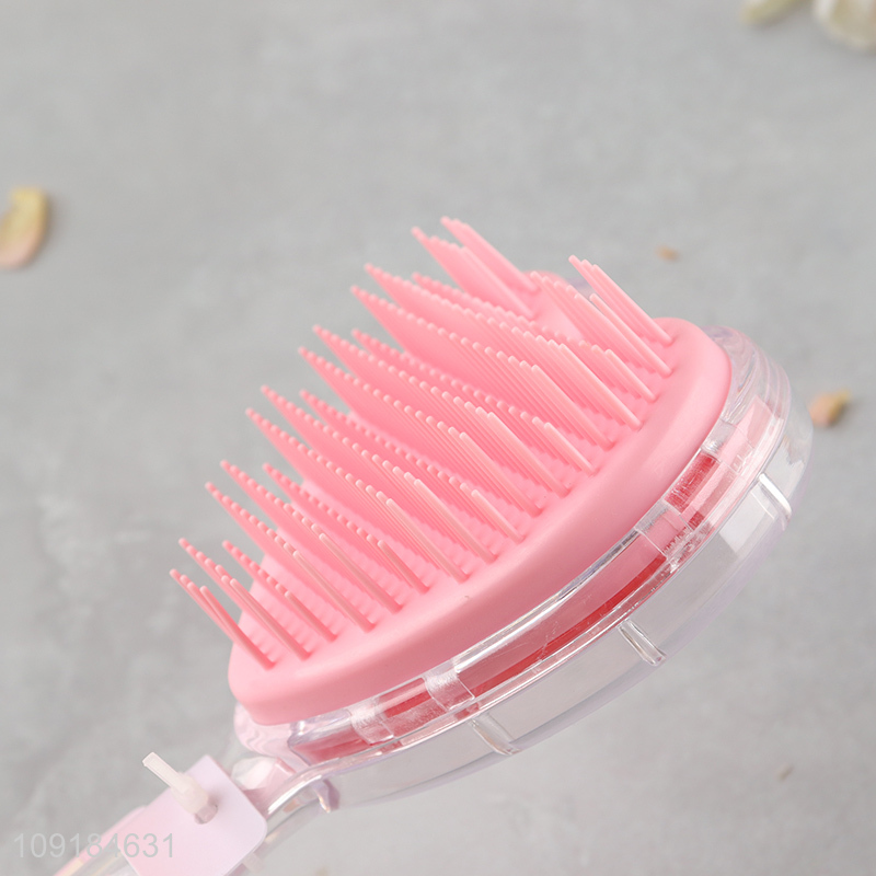 New arrival heart shape massage hair comb hair brush for sale