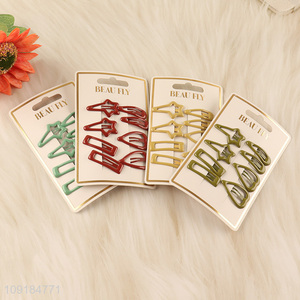 Top products multicolor fashion <em>hairpin</em> hair clips hair decoration