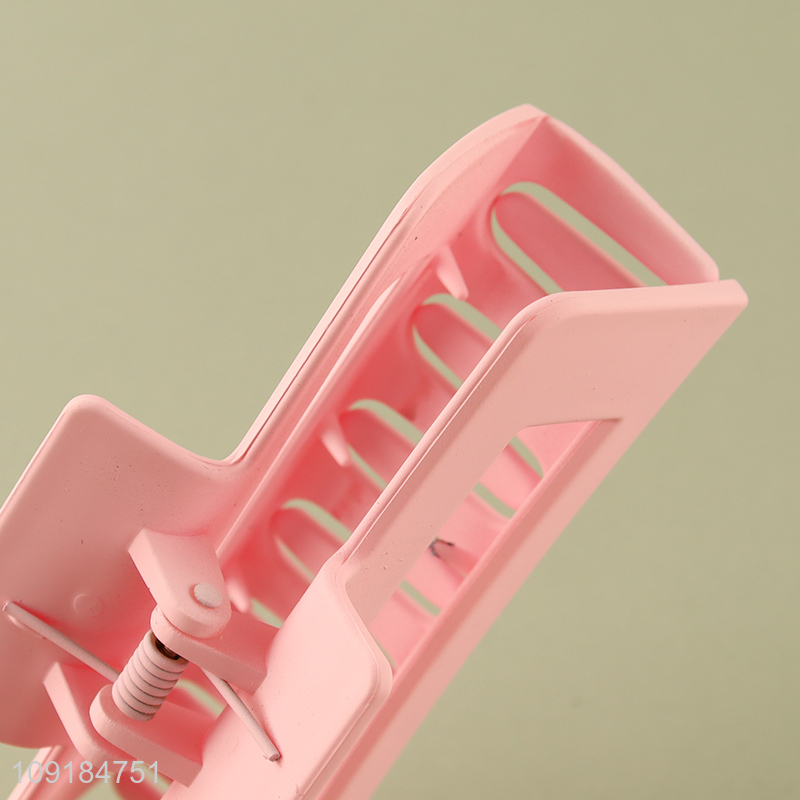 Yiwu market pink fashion girls hair claw clips hair accessories for sale