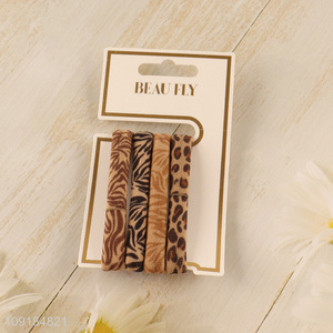 Best selling 4pcs elastic fashion girls hairband hair accessories set