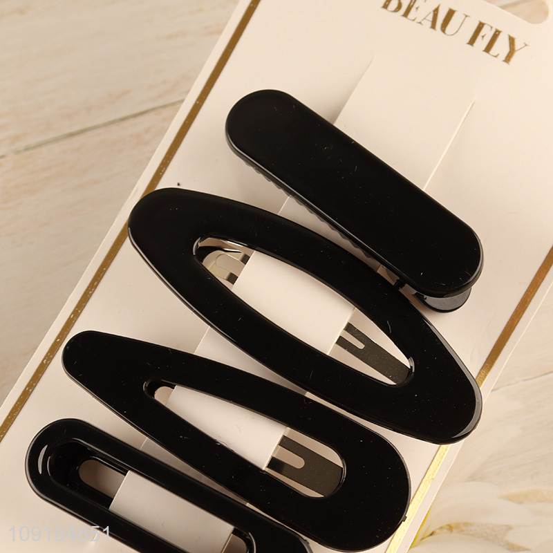 Good quality black fashion girls hairpin hair clips hair accessories