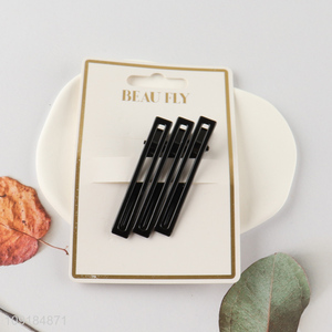 Most popular 3pcs fashion black hairpin hair clips hair accessories