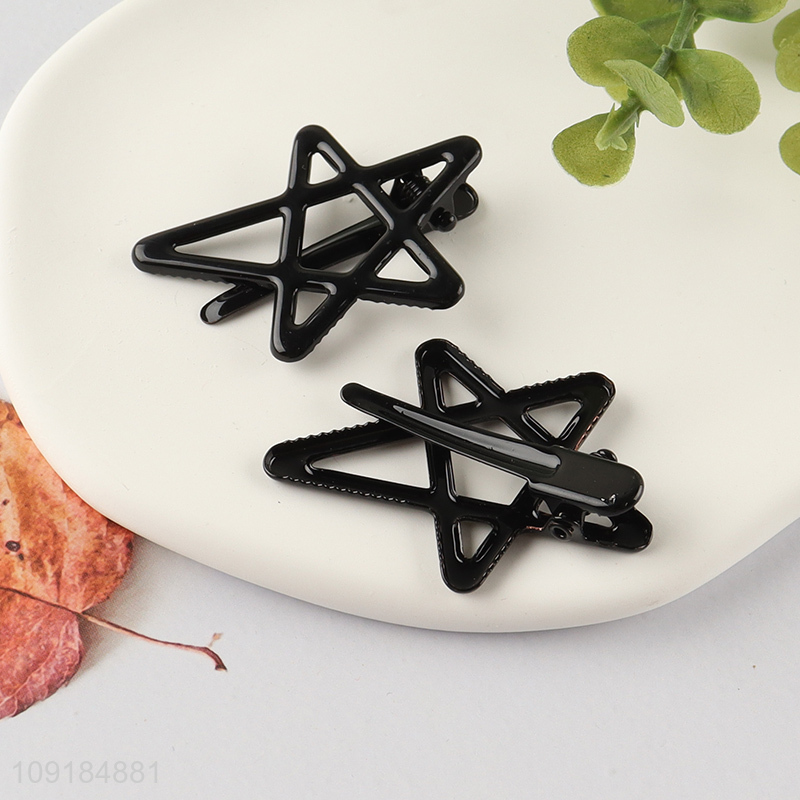 Top products 2pcs black hairpin hair clips hair accessories for girls