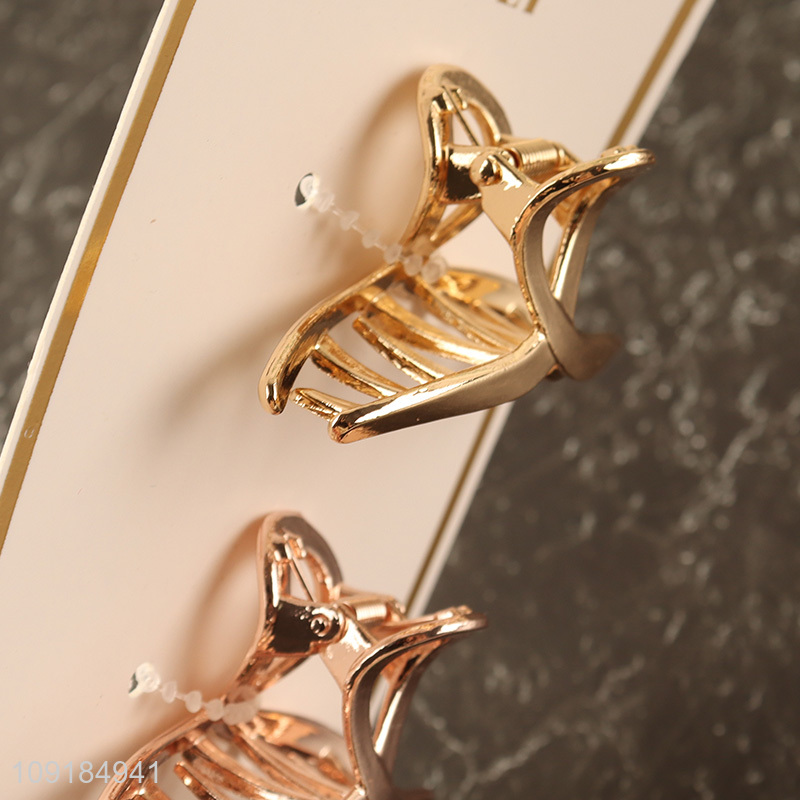 New arrival 2pcs alloy hair claw clips hair decoration for women