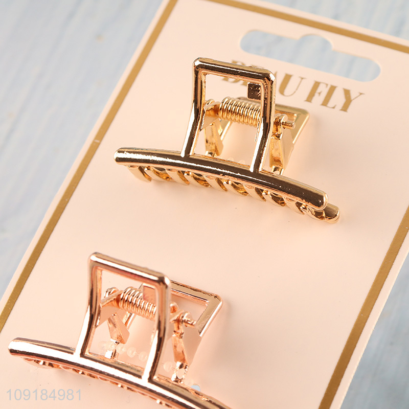 Most popular 2pcs alloy hair claw clips hair decoration hair accessories