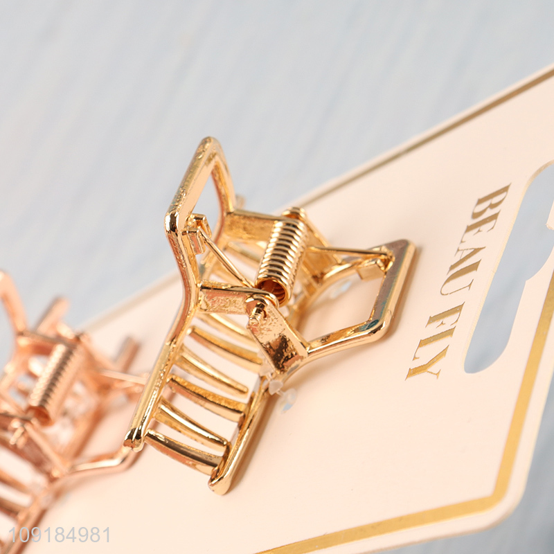 Most popular 2pcs alloy hair claw clips hair decoration hair accessories